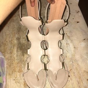 Nude Gladiator Sandals